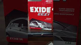 Exide Car Batteries  EXIDE EEZY EY34B19L [upl. by Edric]