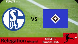 Schalke vs HSV 🔥Relegation Unsere BundesLIGA  Später LuckyPunch🍀bei wildem Schlagabtausch [upl. by Hedwiga]