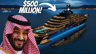 Saudi Prince’s 500M Yacht – You Won’t Believe What’s Inside [upl. by Ariajaj]