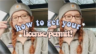 how to get your drivers permit  license 2019 [upl. by Mortensen]