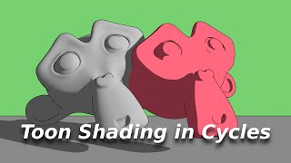 Toon shading in Cycles Tutorial [upl. by Bellina]