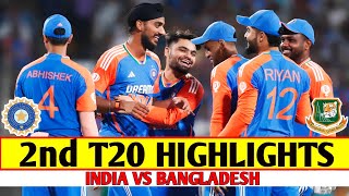 India vs Bangladesh 2nd T20 2024 Highlights  India vs Bangladesh Highlights 2024 [upl. by Mandi]