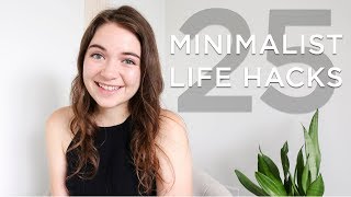 25 MINIMALIST LIFE HACKS  minimalism tips and tricks [upl. by Prager506]