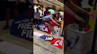 Long Jump for a FREE shoes shorts [upl. by Janella501]