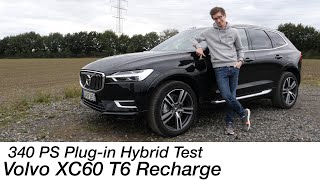 2021 Volvo XC60 T6 Recharge AWD Test der 340 PS 590 Nm Plugin Hybrid 4K  Autophorie [upl. by Ehtyde]