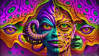 Progressive Psytrance  Psychedelic Mix November 2024 AI Graphic Visuals [upl. by Gillespie]