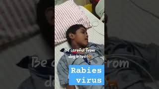 rabies patient rabies  dog bite  education purpose video [upl. by Yhtomot]