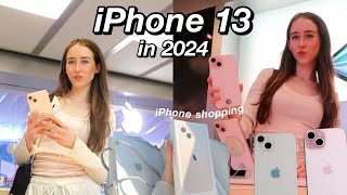 Getting an iPhone 13 in 2024  Apple Store Vlog [upl. by Eixela]