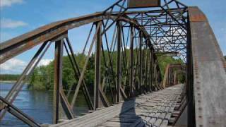 The abandoned SGGJ railroad bridge in Gysinge Sweden [upl. by Nnyre]