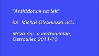 Anthidotum na lęk  ks Michał Olszewski SCJ [upl. by Rory]