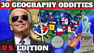 30 Oddities of US Geography [upl. by Grous429]