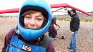 Hang Gliding San Francisco  Nikki Flies Above the Birds [upl. by Iana]