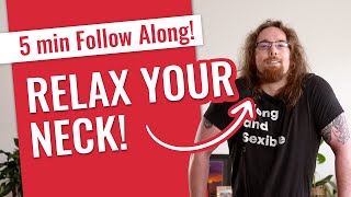 Relax Your Neck  5 minute follow along Beginner Friendly [upl. by Schonthal]