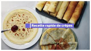 La recette de CREPES de Cyril LignacINRATABLE MOELLEUSE RAPIDE et sans GRUMEAUX [upl. by Dominus]