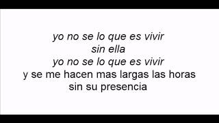 Vivir sin ella gilberto santa rosa con letra [upl. by Leahciam]