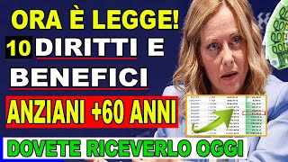 PIÙ DI 60 ANNI AVETE DIRITTO A QUESTI 11 VANTAGGI Bonus per i pensionati [upl. by Berghoff568]