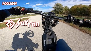 Unboxing and testing my BRAND NEW SurRon X EBike [upl. by Betsy571]