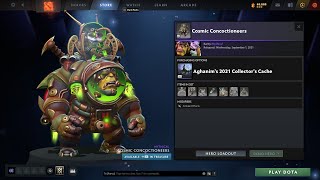 AGHANIMS 2021 COLLECTORS CACHE  COSMIC CONCOCTIONEERS  ALCHEMIST SET [upl. by Nowad]