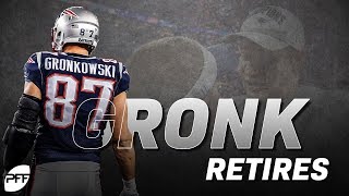 Is Rob Gronkowski a Hall of Famer  PFF [upl. by Enohsal]