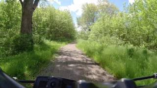 Take a Ride with Me and Elena on Millennium Trail in the Lake Forest Preserve Illinois [upl. by Capriola]