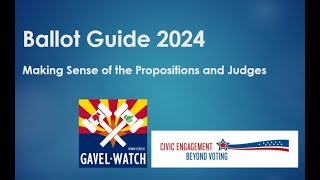 Election 2024 Judges and Propositions [upl. by Refinney760]