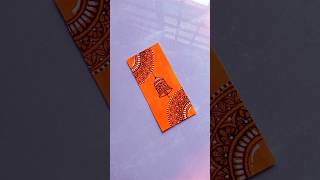 Diwali special easy bookmark Manda art ✨🧡mandala art bookmark diwali shorts youtubeshorts [upl. by Sue171]