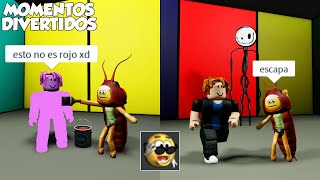 COLOREA O MUERE MOMENTOS DIVERTIDOS ROBLOX [upl. by Ahsiemak]