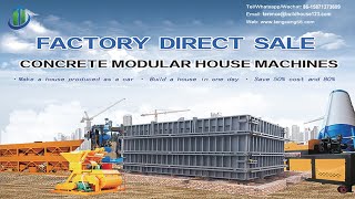 Fast installation prefabricated concrete modular house [upl. by Aicilef728]