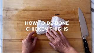 How to Debone Chicken Thighs [upl. by Andrea]