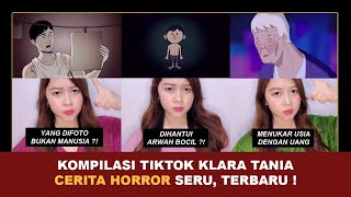 KOMPILASI TIKTOK HORROR TERBARU SERU   Kumpulan Cerita Animasi Hantu Seram Klara Tania [upl. by Head]