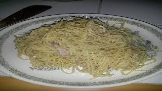 spaghettis a la carbonnara a ma façon [upl. by Knarf]