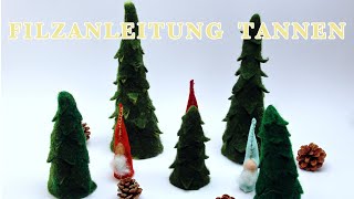 Filzen mit Kindern  Tannenbaum filzen  felting [upl. by Poore]