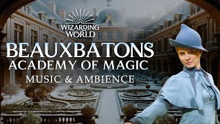 Harry Potter  Beauxbatons Music amp Ambience Magical Winter Castle with ASMRWeekly [upl. by Ynittirb]