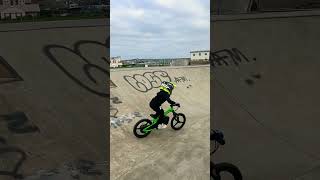 Hi 👋 bikes ebike bikelover bikelife bmx skatepark stunt jump subscribe 4yearsold kid [upl. by Royal386]