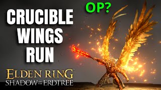 Beating Elden Ring Only Using Crucible Wings Ash of War [upl. by Ogu]