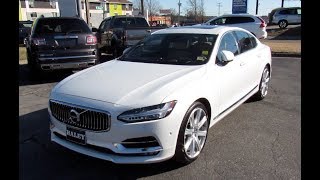 SOLD 2017 Volvo S90 T5 Inscription Walkaround Start up Tour and Overview [upl. by Nealey940]