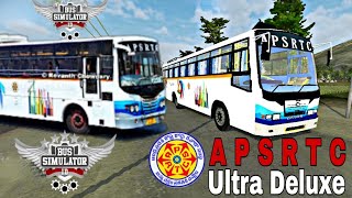 🔴APSRTC Ultra Deluxe Bus MODampLivery 01 in BUSSID🔴 [upl. by Ecinreb227]