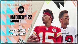 MADDEN MOBILE 22 IS HERE FIRST LOOKS amp GAMEPLAY [upl. by Sofko]