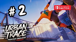 Urban Trace Parkour Simulator Pursuit Nintendo Switch Gameplay [upl. by Arbuckle]