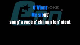 Clementino O vient cori Eon karaoke demo [upl. by Aivin]