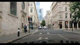 Driving video London UK Chiswick to Barbican [upl. by Gnuj]