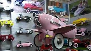 syoT Toys at Nuremberg Toy Fair 2012 Retro Metal Pedal Cars [upl. by Nazler]