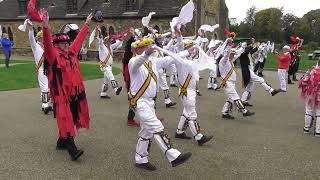 A mass gathering of Morris dancers display for Rutland Morris 50th anniversary [upl. by Brucie]