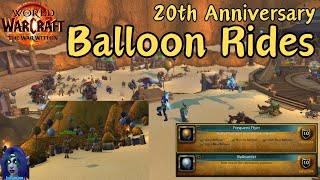 Balloonist amp Frequent Flyer Achievements WoW 20th Anniversary [upl. by Sherman92]