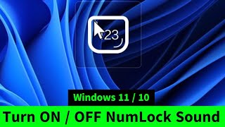 Turn on or off Num Lock Sound Notification in Windows 1110  Disable or Enable Number Lock Sound [upl. by Chobot]