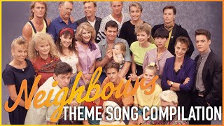 Neighbours Theme Song Compilation [upl. by Neryt714]