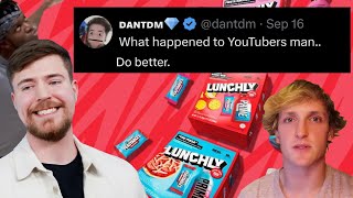 DanTDM Just OWNED Mrbeast [upl. by Atekihc]