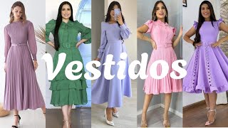 VESTIDOS ELEGANTES para EVENTOS 2025 HERMOSOS estilos [upl. by Ennovihc]