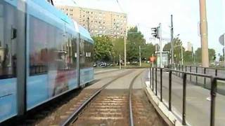 Führerstandsmitfahrt Straßenbahn Chemnitz CVAG  Gablenz  Hutholz [upl. by Lissner612]