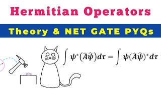 Hermitian Operators Quantum Mechanics CSIR NET GATE Physics [upl. by Mathis]